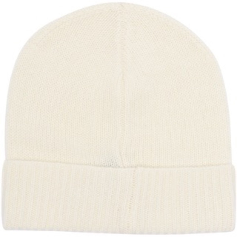 Vince Camuto CASHMERE knit beanie in white